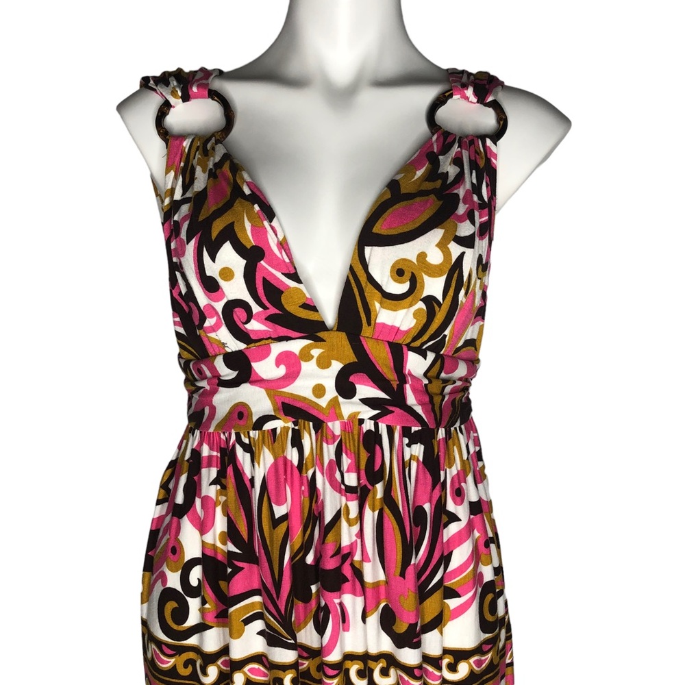 Milly Multicolored Retro Print Sundress - image 2